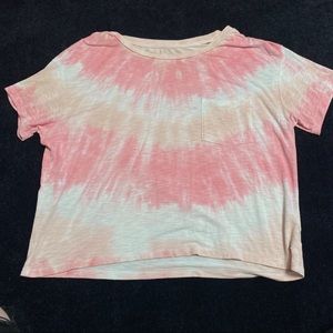 FINAL❗️ tie dye cropped shirt